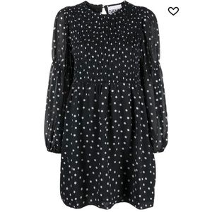 Ganni Polka Dot Mini Dress